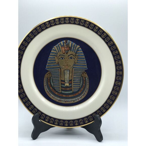 GORHAM TREASURES OF THE MASK OF TUTANKHAMUN GHENT COLLECTORS PLATE‎ 1978 #1269 - Picture 1 of 8